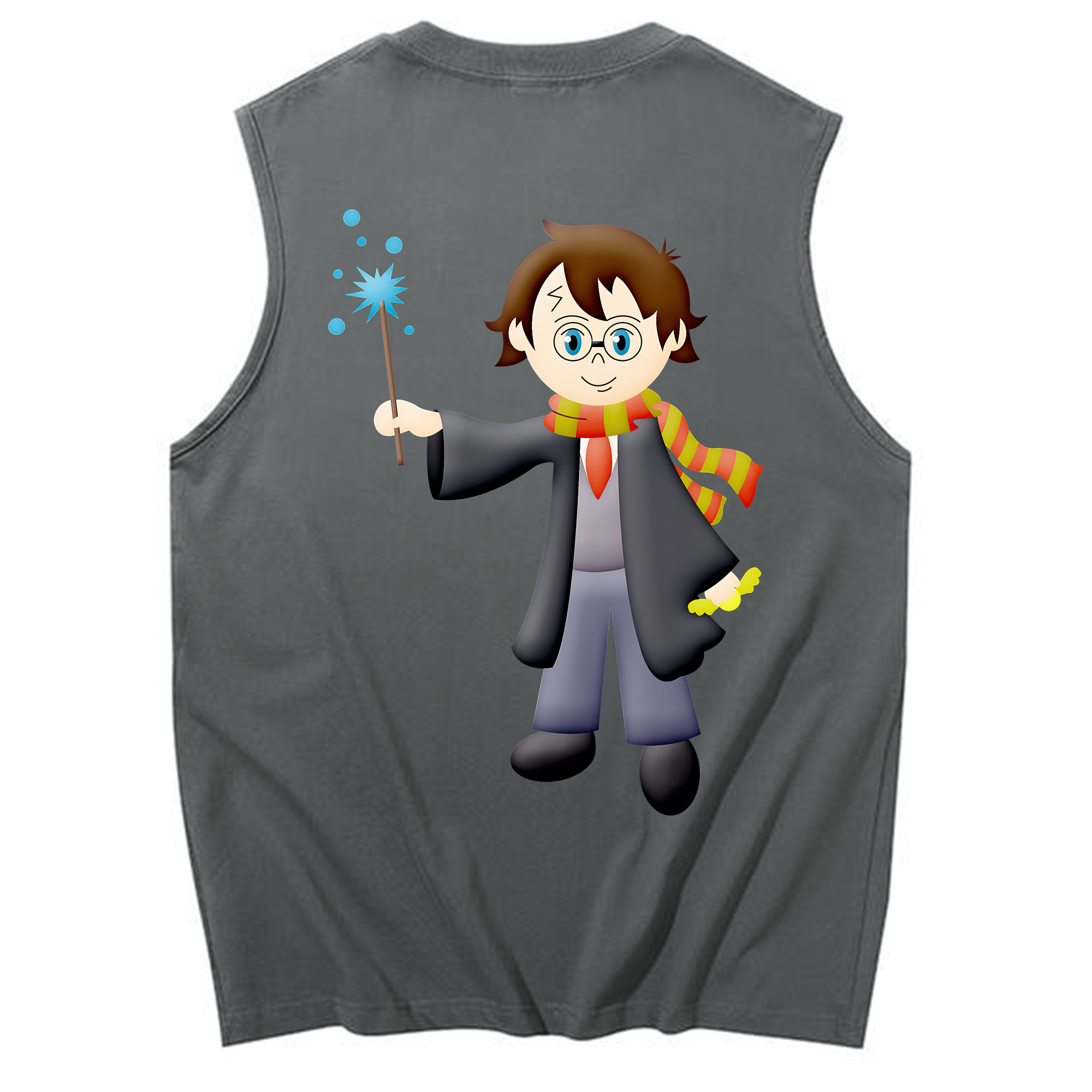 （画像用） Harry Potter ハリー・ポッターシリーズ コットン100％タンクトップ（背面プリント）